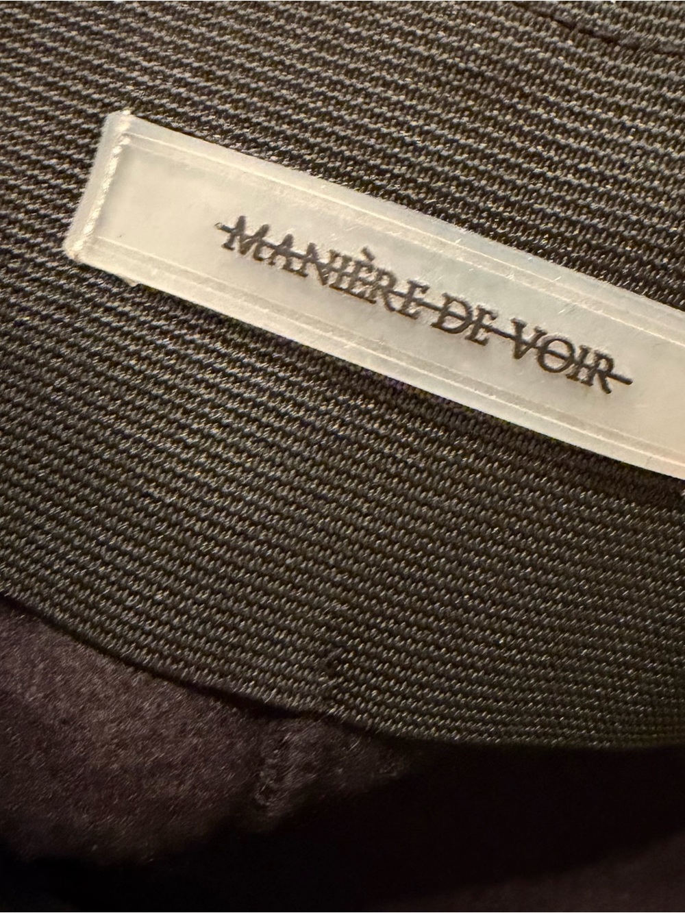 NEW MANIERE DE VOIR STRAIGHT LEG BLACK LACE UP PANTS - Picture 5 of 11